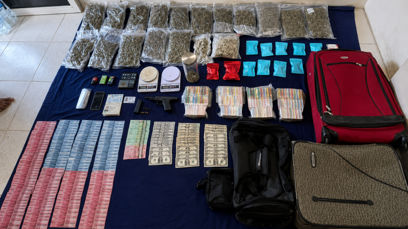 DINTEL y Ministerio Público dan duro golpe al tráfico de drogas en Las Terrenas