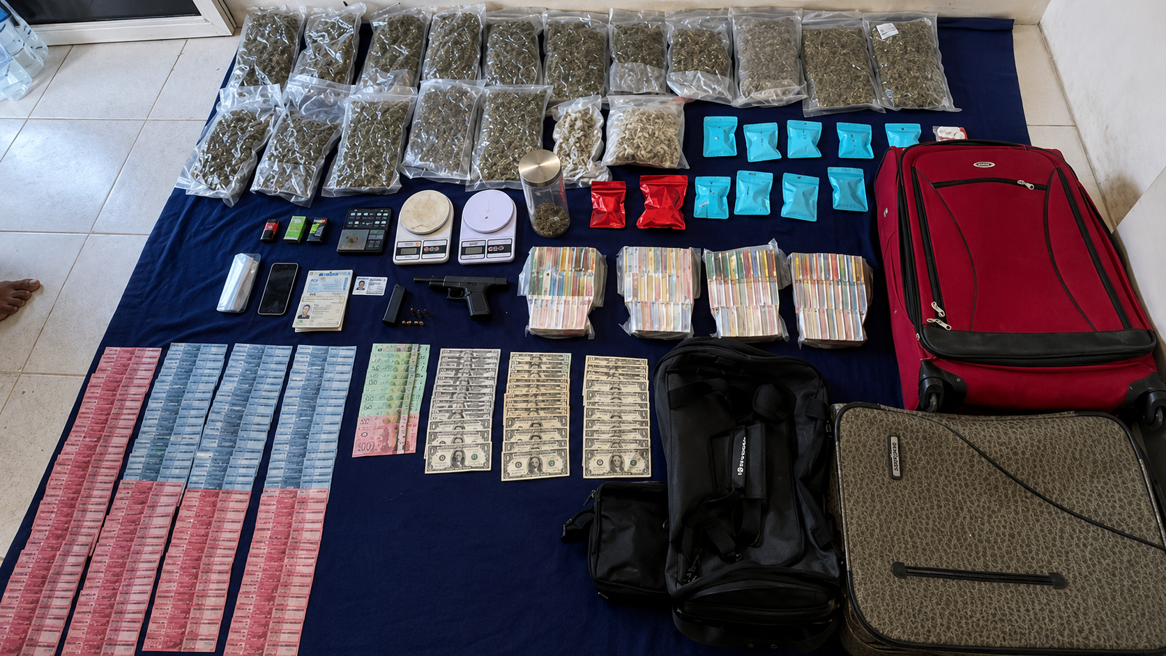 DINTEL y Ministerio Público dan duro golpe al tráfico de drogas en Las Terrenas