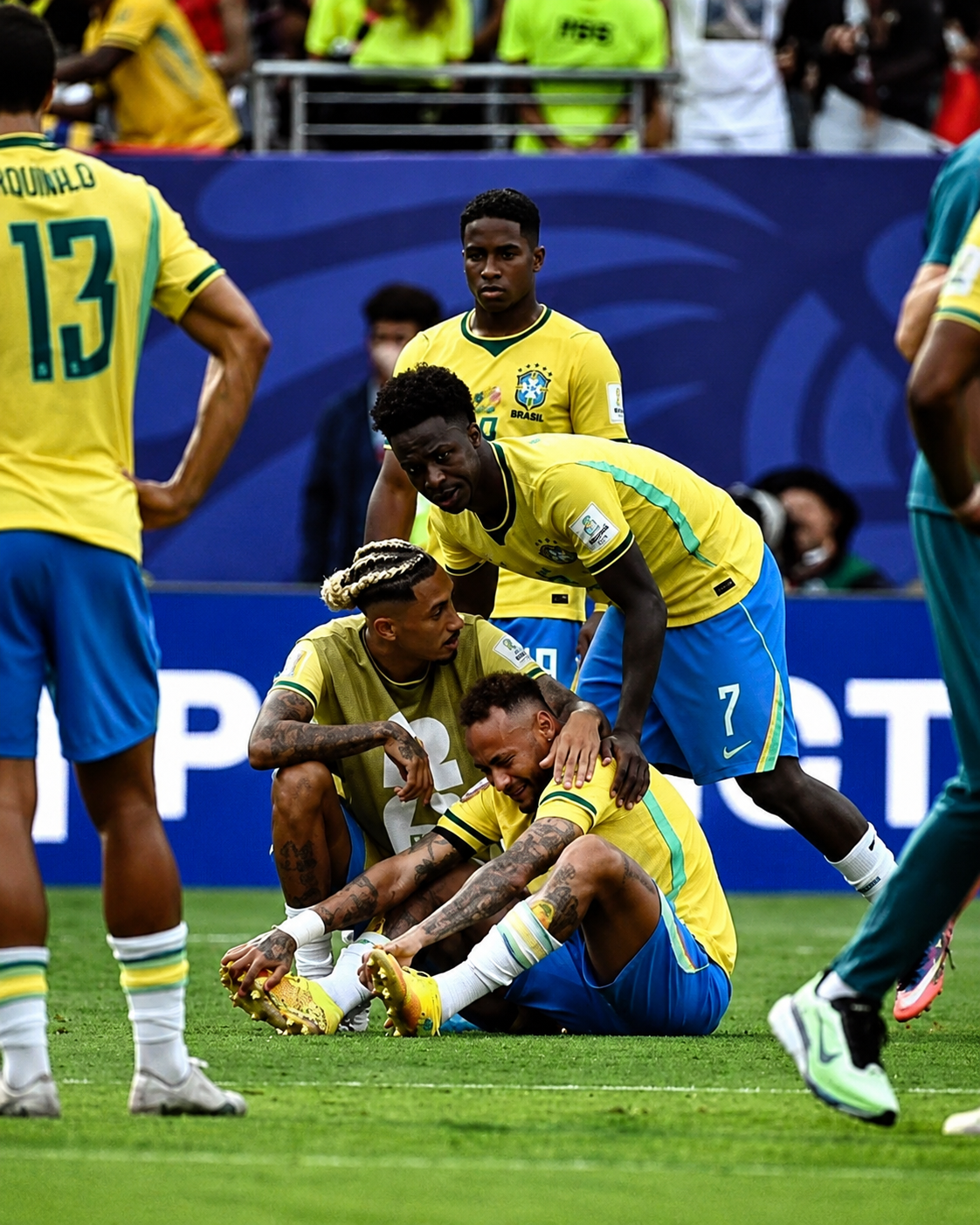 Neymar rompe en llanto tras la eliminación de Brasil del Mundial 2026