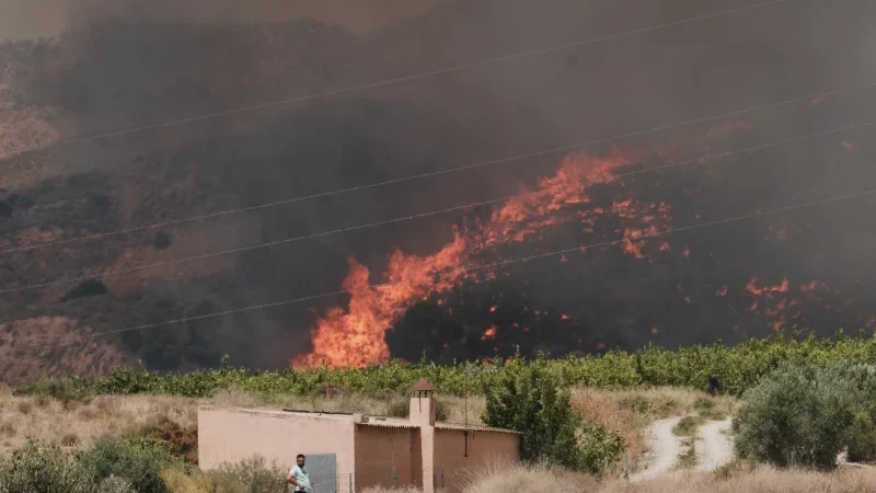 Incendio forestal deja al menos 12 muertos y 23 desaparecidos en el sur de España