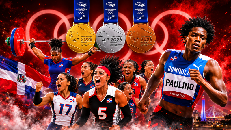 Atletas dominicanos recibirán incentivos económicos por sus medallas en Santo Domingo 2026