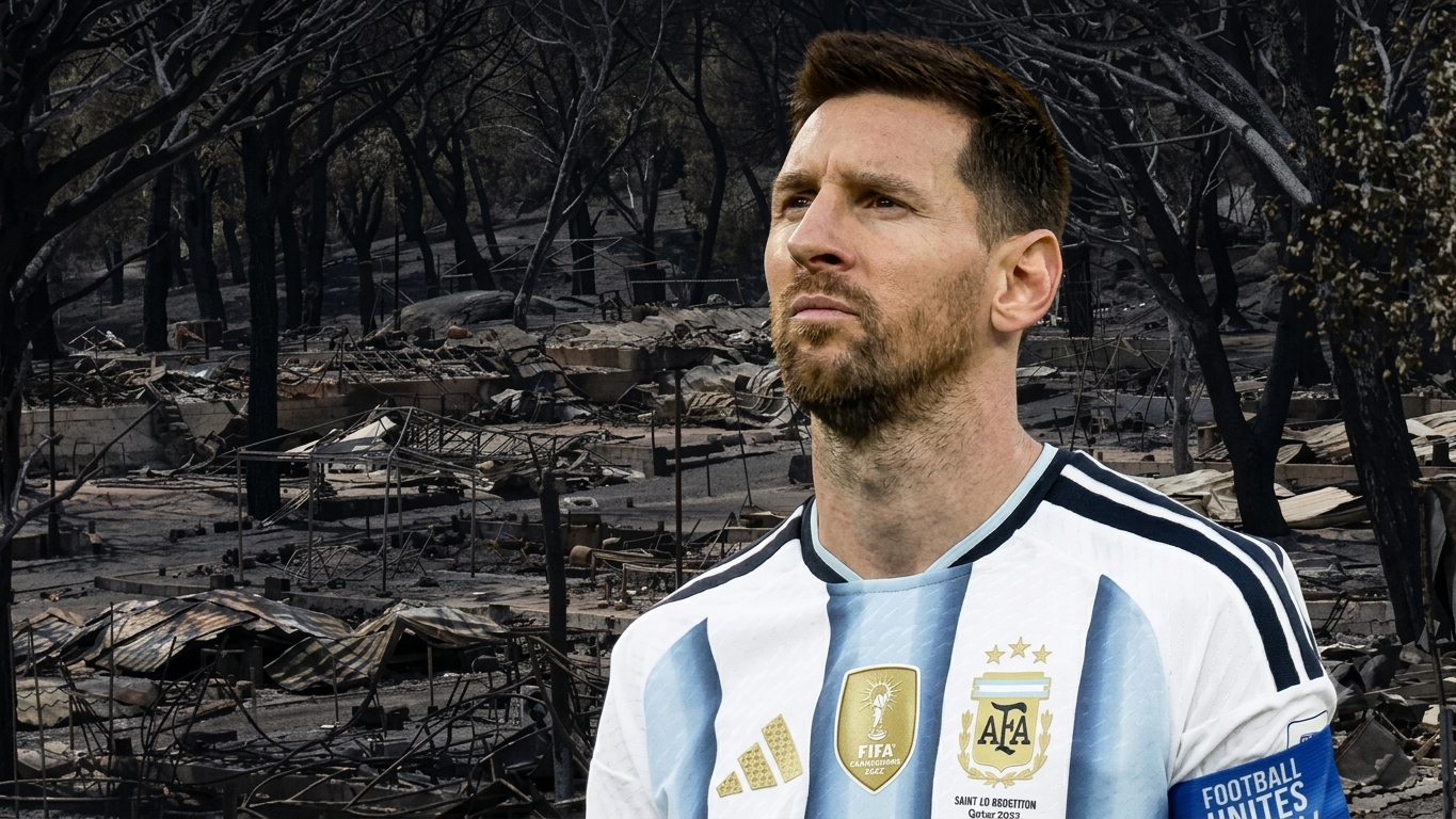 Messi dona 80.000 euros para apoyar la reconstrucción tras incendios en Madrid